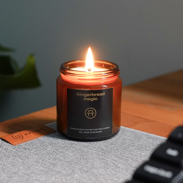 Artimo Candle - 100% organikus szójaviasz gyertya - 90g